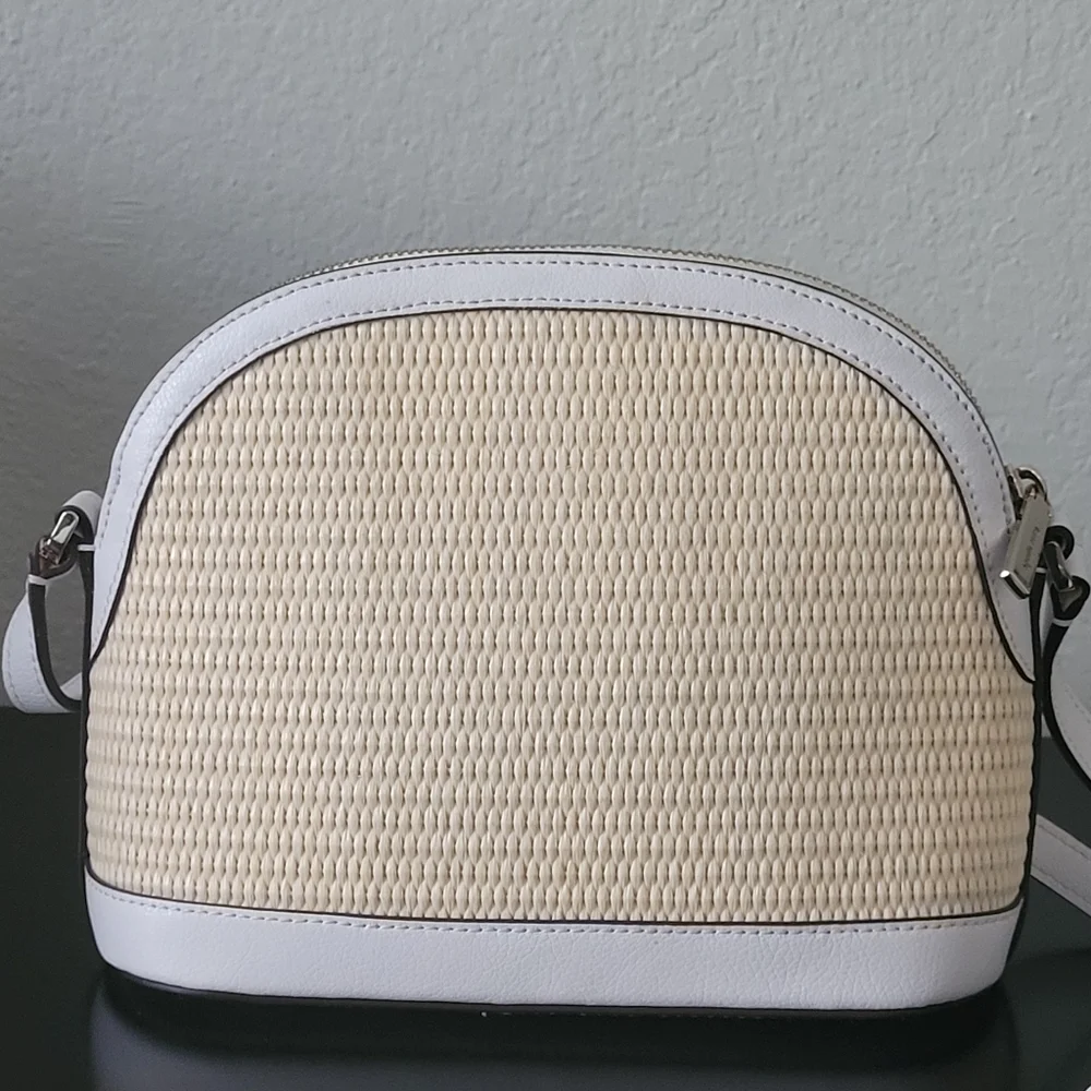 Sylvia Straw X-large Dome Crossbody - Picture 7 of 15